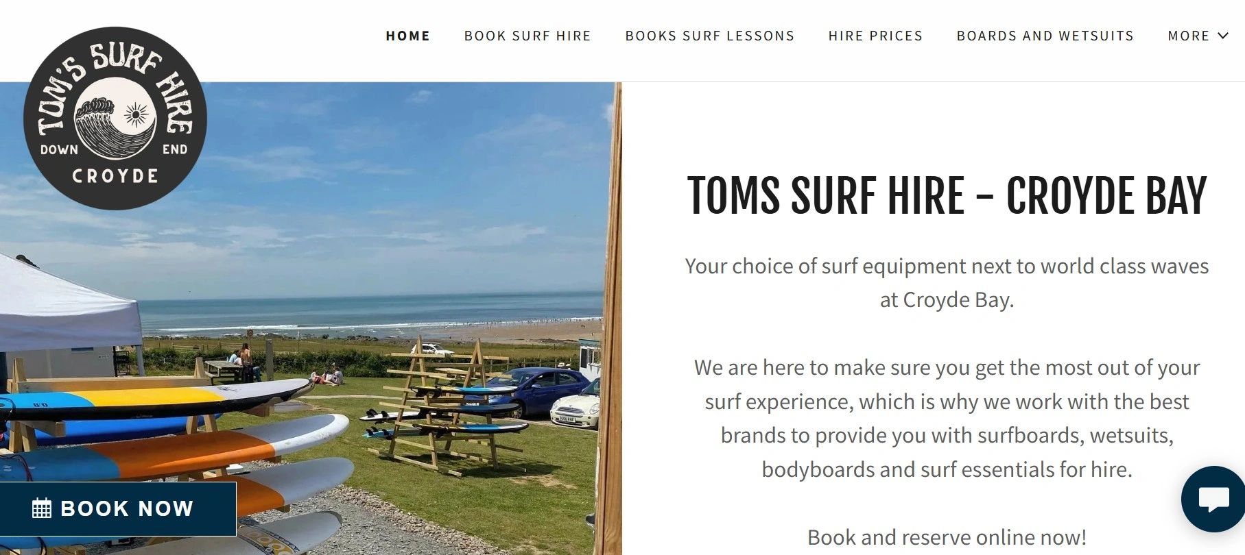 Toms Surf Hire, Croyde Bay Surf Hire