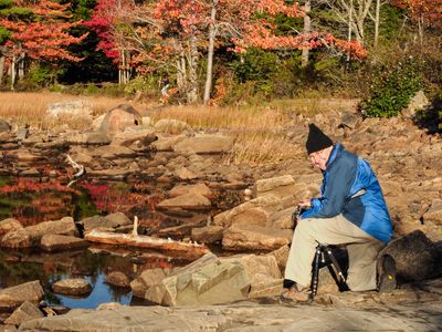 maine, acadia national park, photography, lake