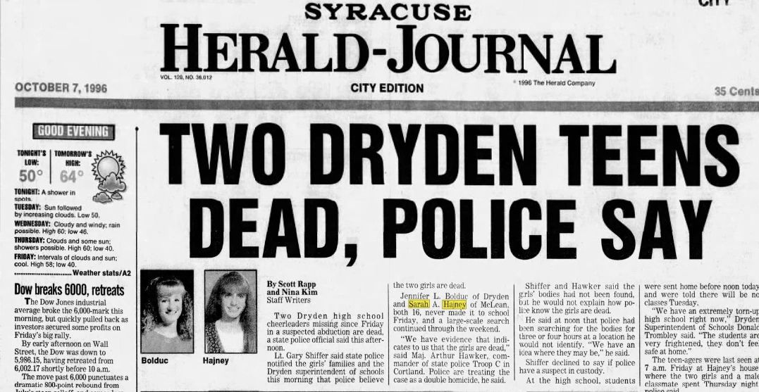 Dryden cheerleader murders