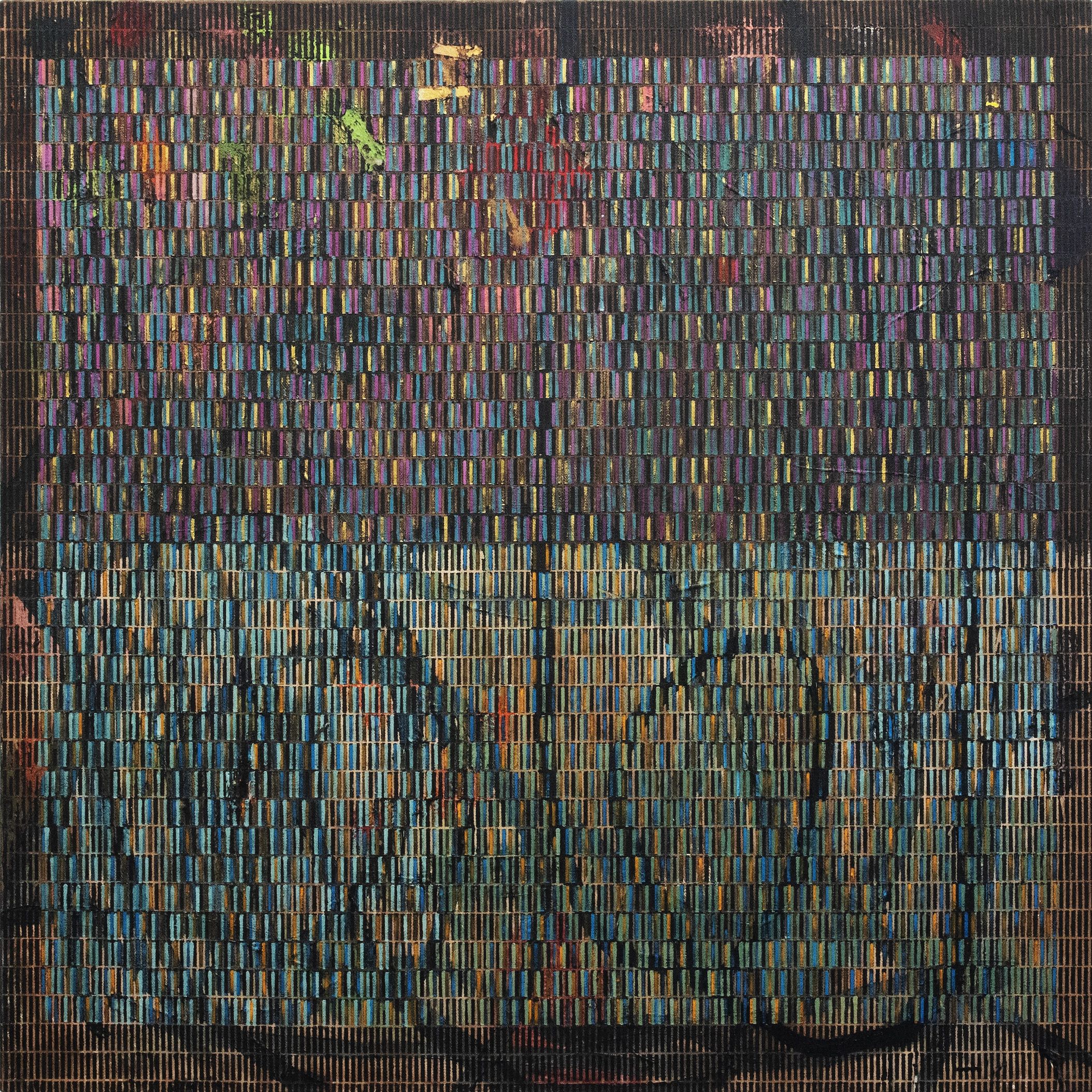 34 inch x 34 inch
Oil and Ink on Canvas
2025