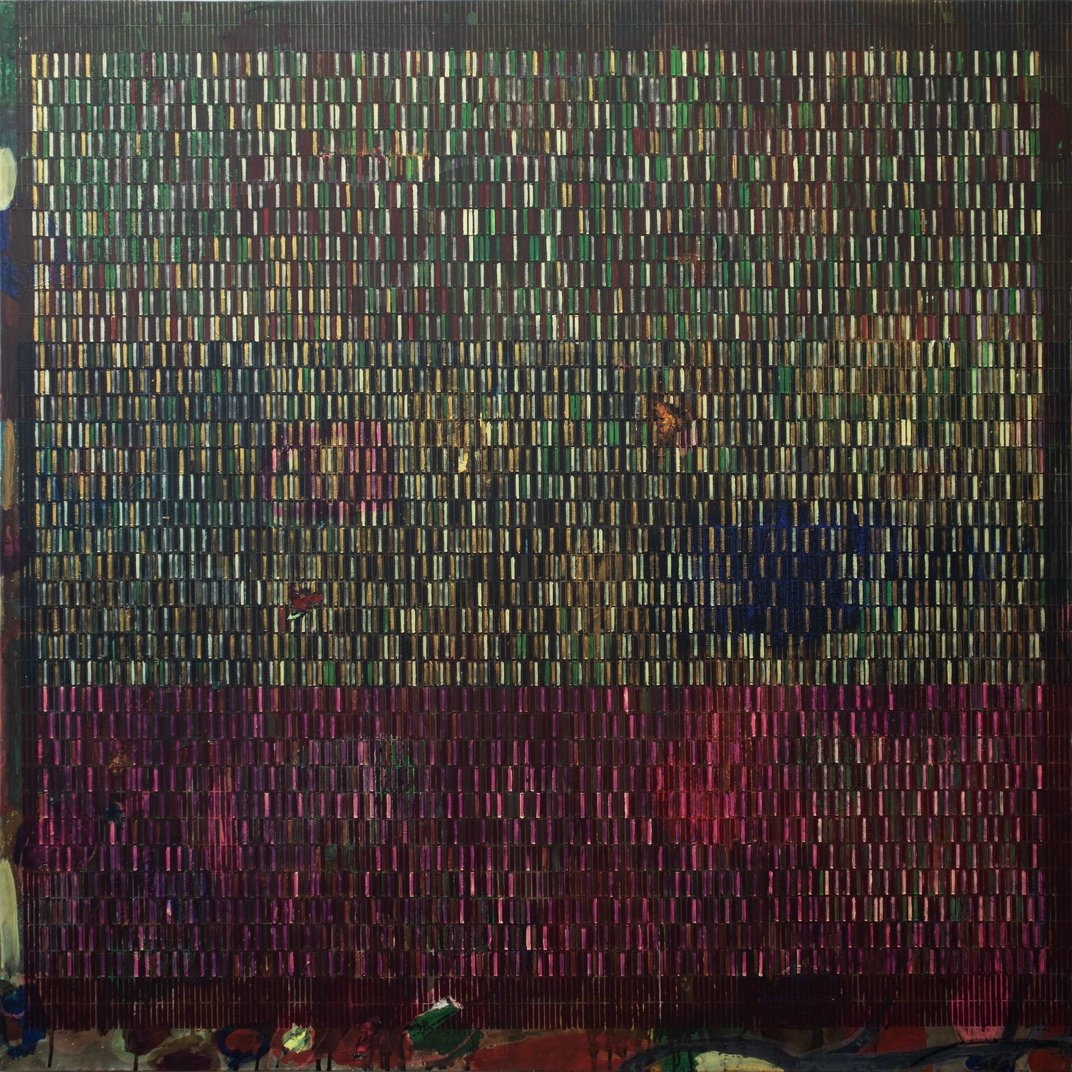 4 feet x 4 feet 
Oil and Ink on Canvas2025
