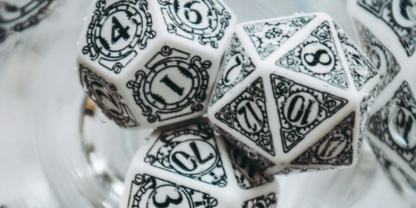 Dice ready to be rolled 