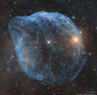 Sh2-308, also designated as Sharpless 308, RCW 11, or LBN 1052, is an H II region located near the c