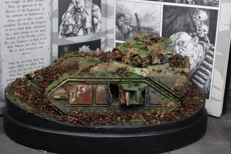 Wrecked Macharius Vulcan