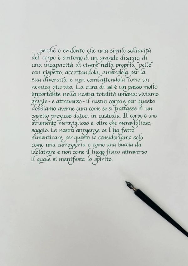 original hand written calligraphy by calligrapher Kate Downey Art