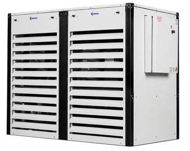 Industrial air conditioning unit with vents.