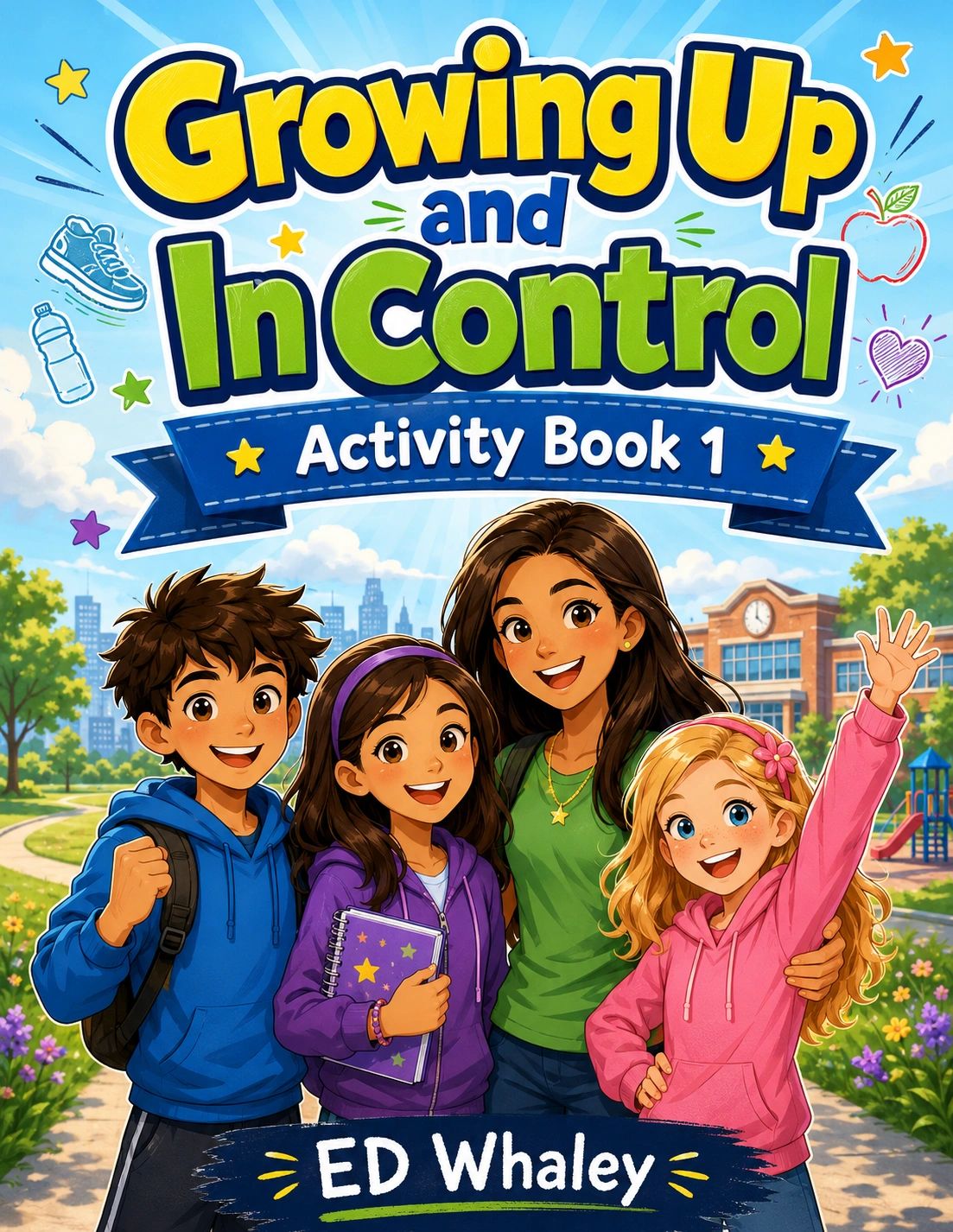 Cover of "Growing Up and In Control Activity Book 1" by Ed Whaley.