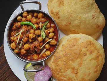 Chole Bhature Indian Food