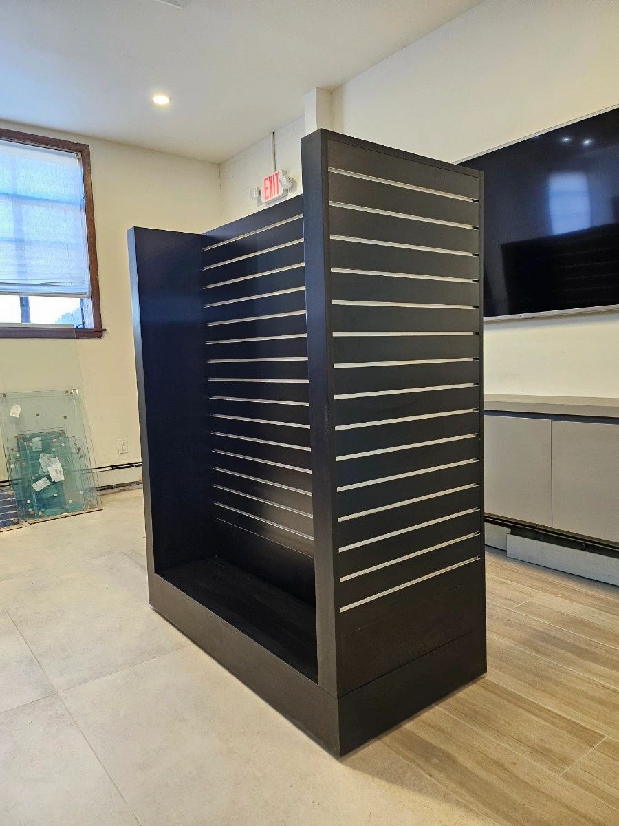 Black Display Shelf