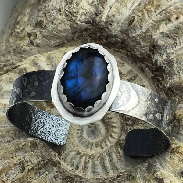 Labradorite cuff