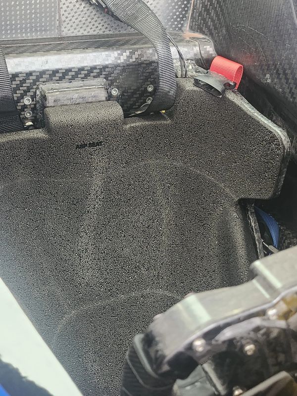 ASP Seat lightweight seat in a formula car