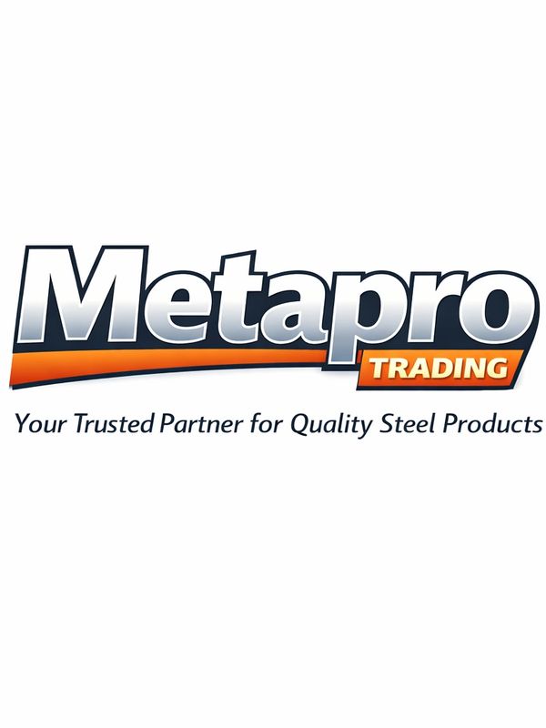 Metapro Trading logo mentions its your trusted partner for Quality Steel Products