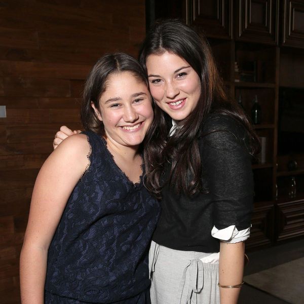 Imogen Wolodarsk and Gracie Abrams smiling at the camera