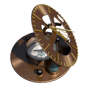 3D Model of a Compass Sundial