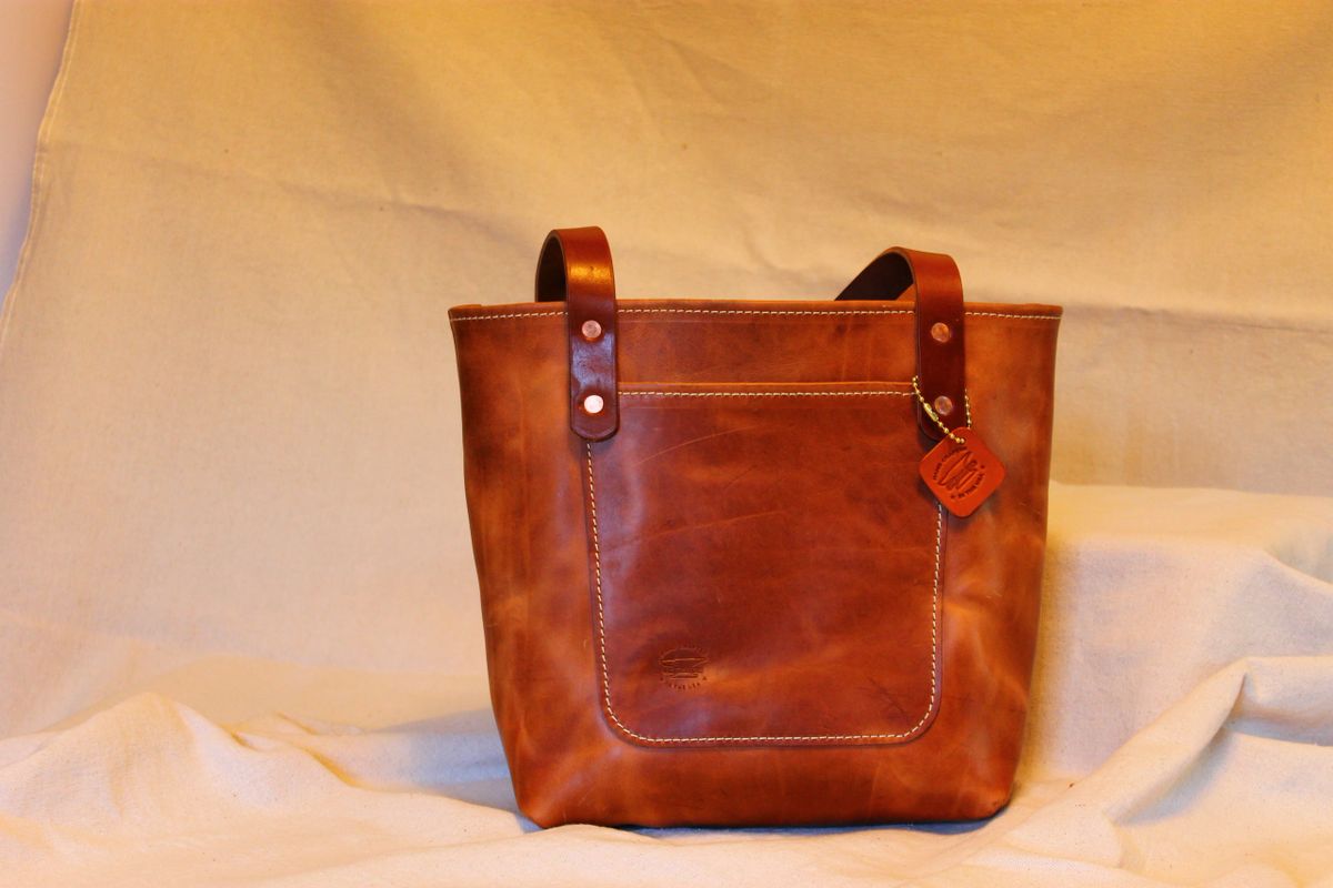 Vegetable Tanned Leather Tote – Smith Ave.