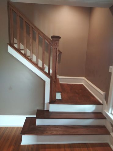New Interior Staircase in Historic Home