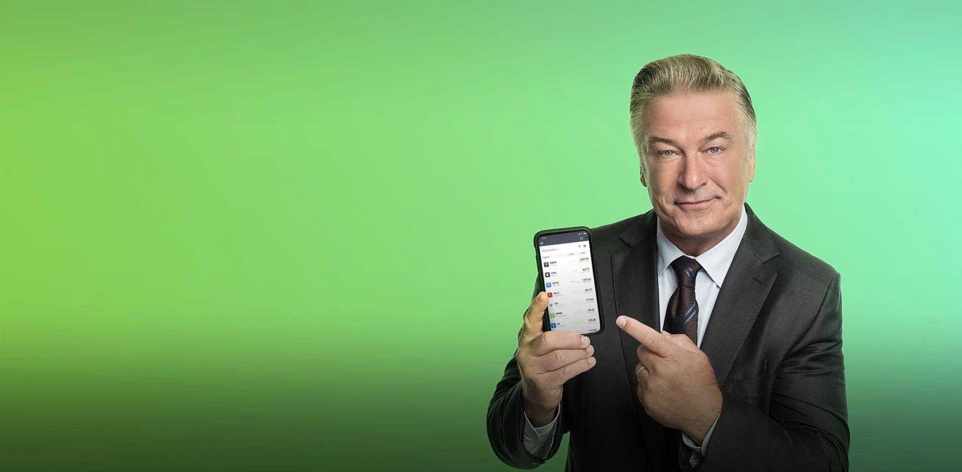 Alec Baldwin eToro promotion