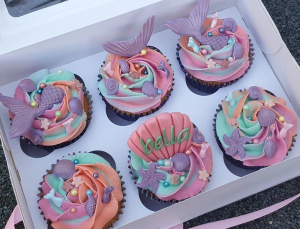 mermaid cupcakes