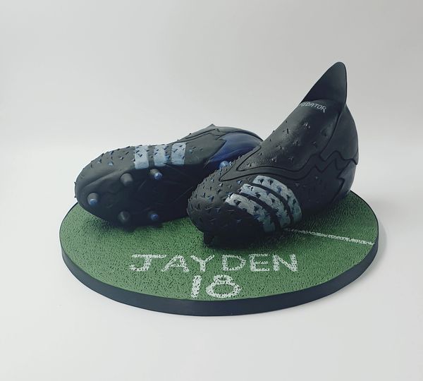 football boots cake