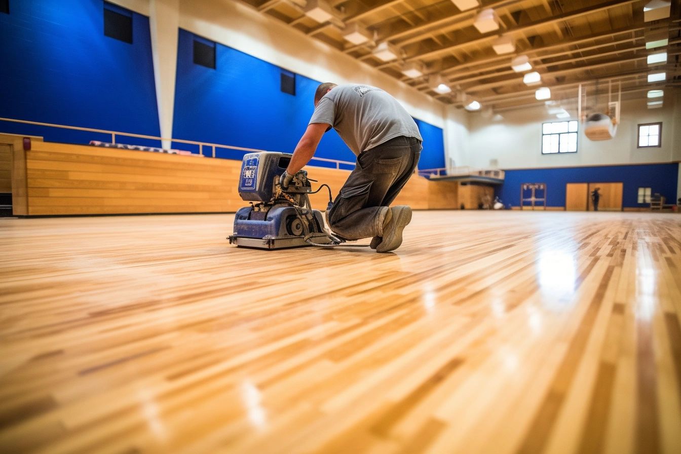Southern Belle Gym Floor Refinishing