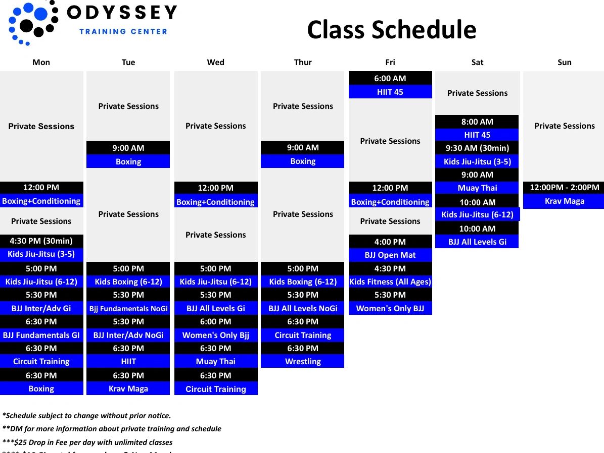 odyssey-training-center-san-diego-class-schedule-training