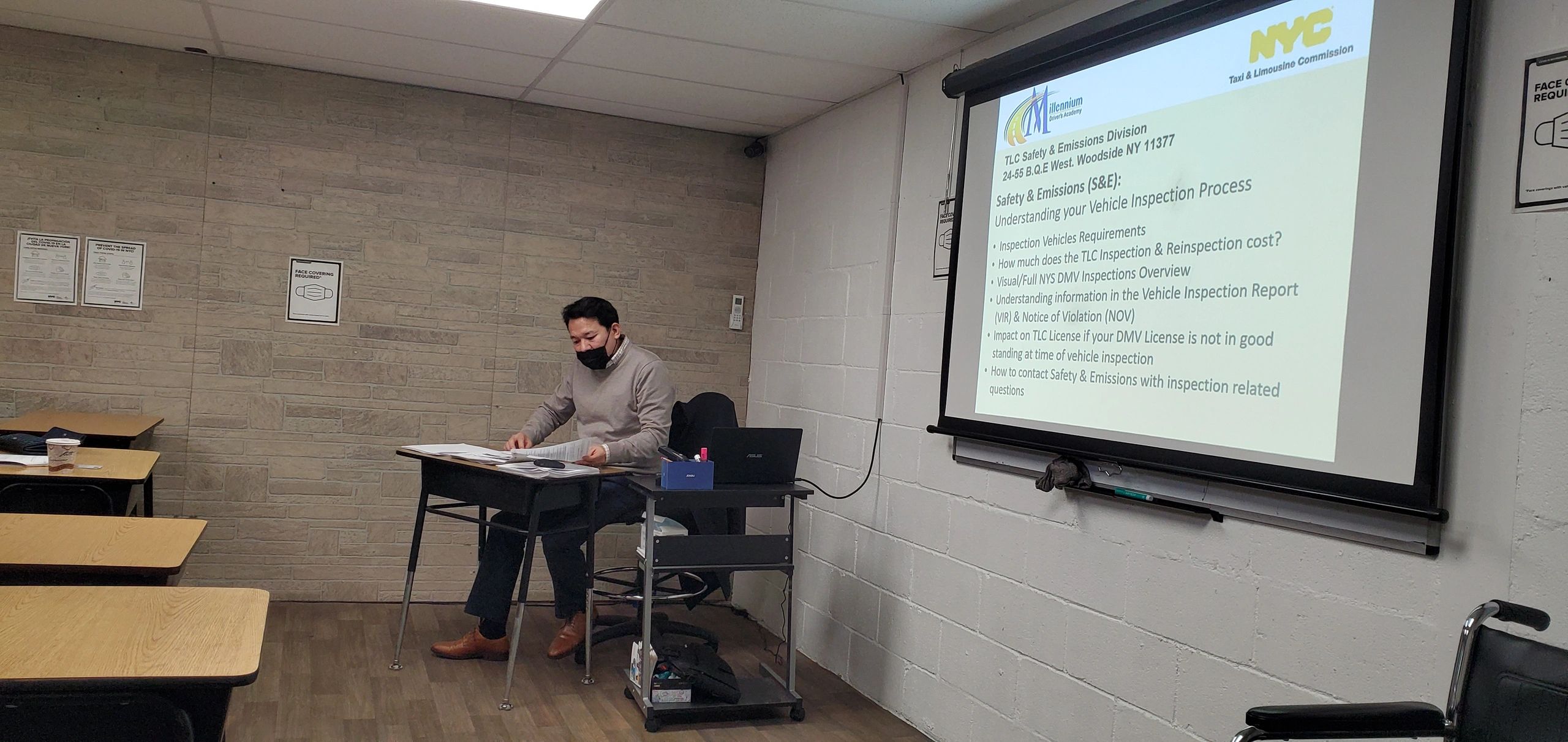 Instructor teaching the TLC Renewal Class