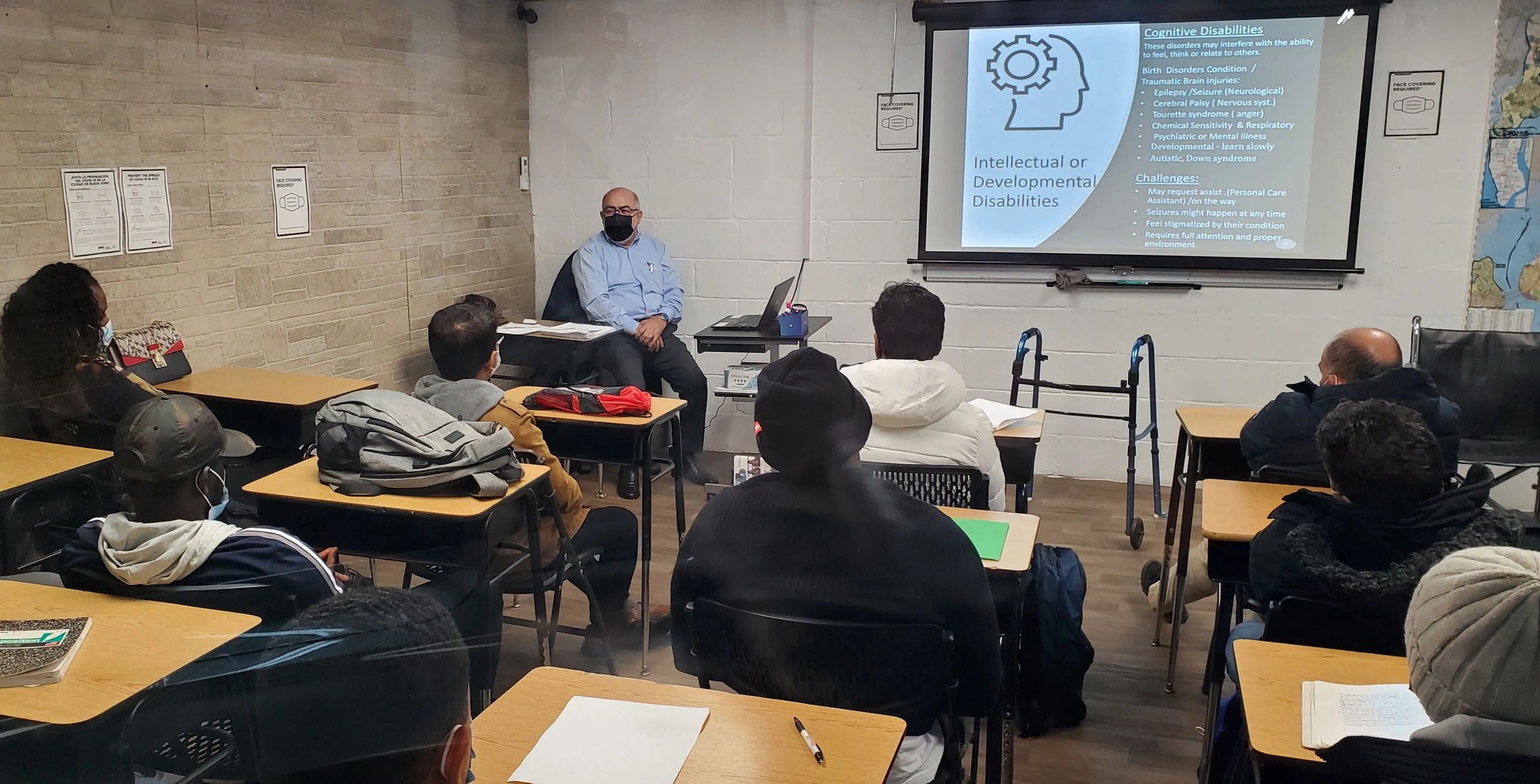 Instructor teaching the TLC WAV Class