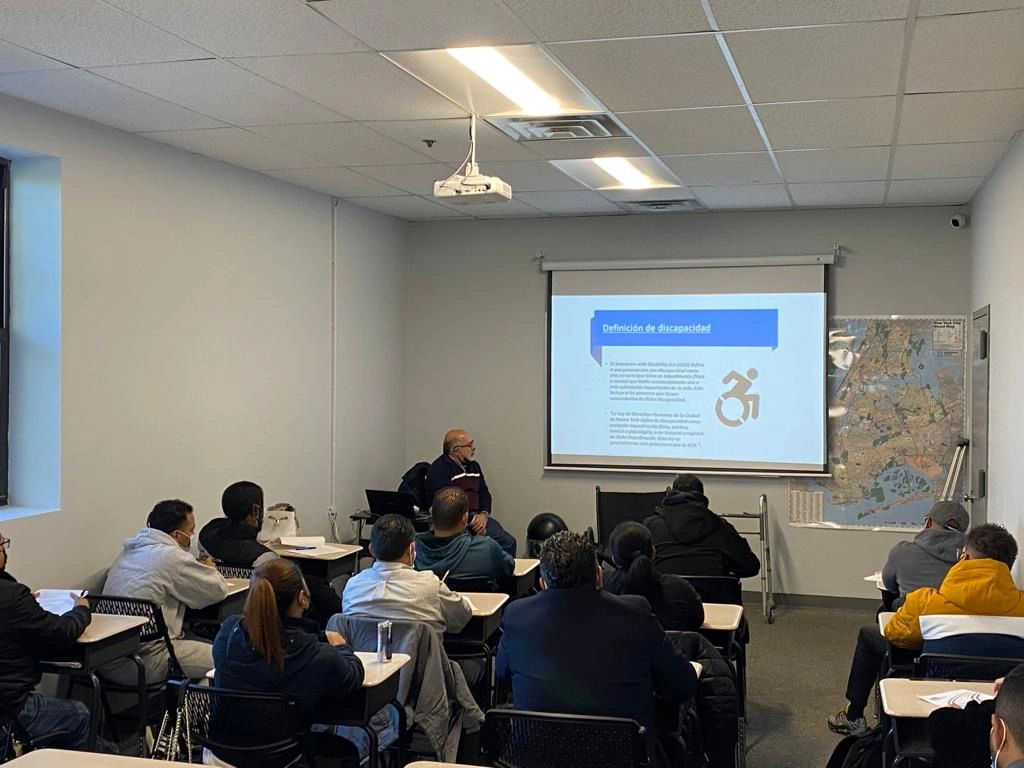 Instructor teaching the TLC WAV Class