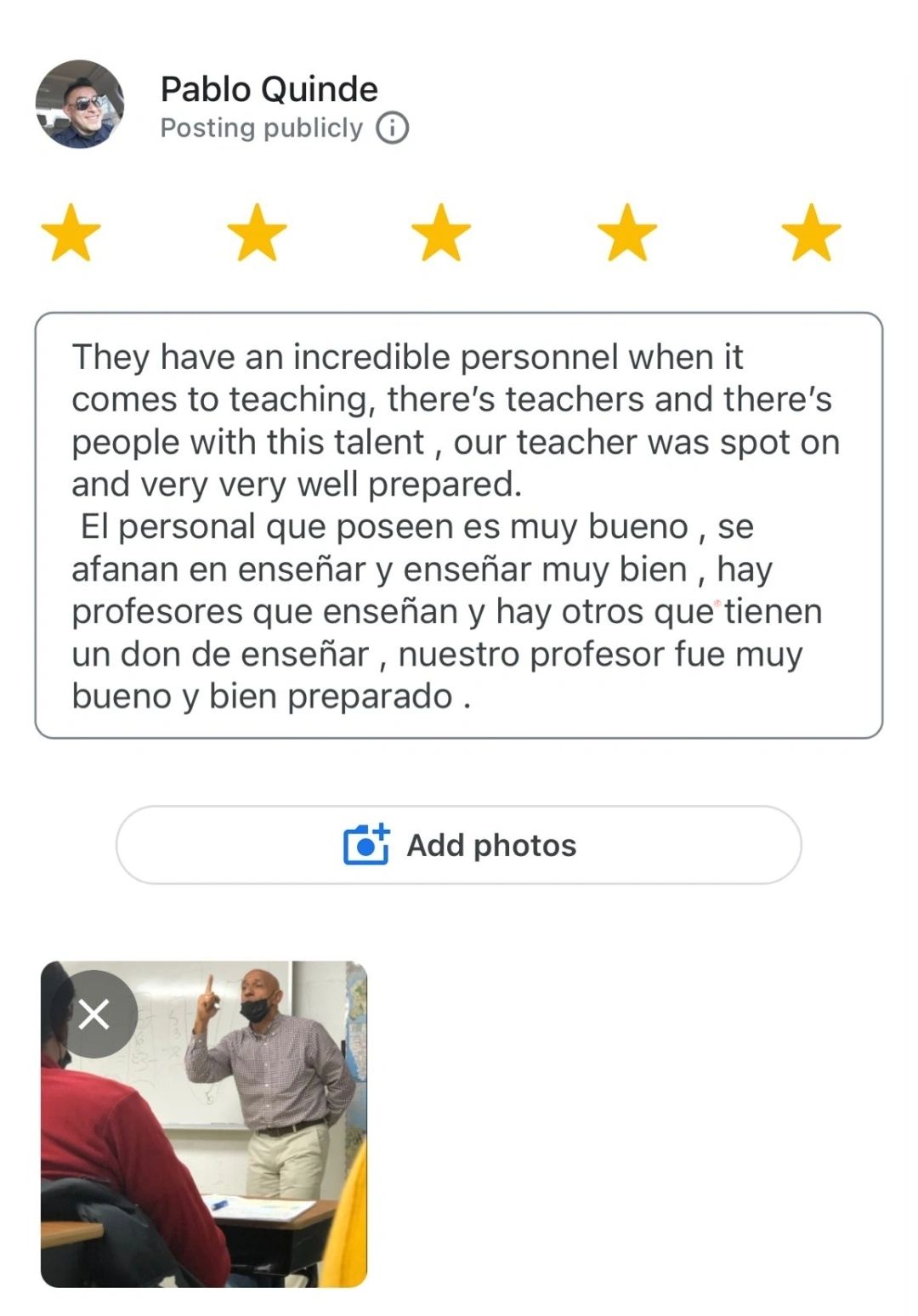 TLC class review