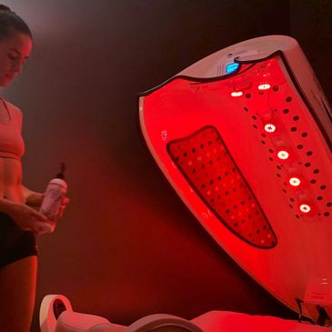 Cocoon fitness pod 
Red light therapy 
Sauna 