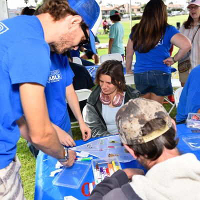 Camp Able volunteers