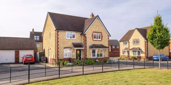 New build home completed by the team in a mixture of stone and brick