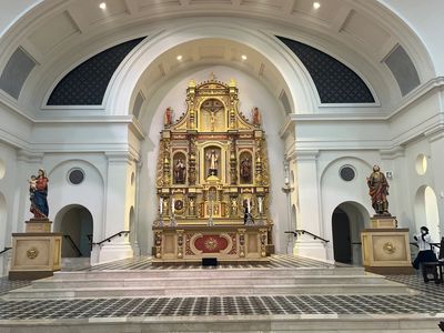 The tomb of Bl. Stanley Rother at his shrine in Oklahoma.