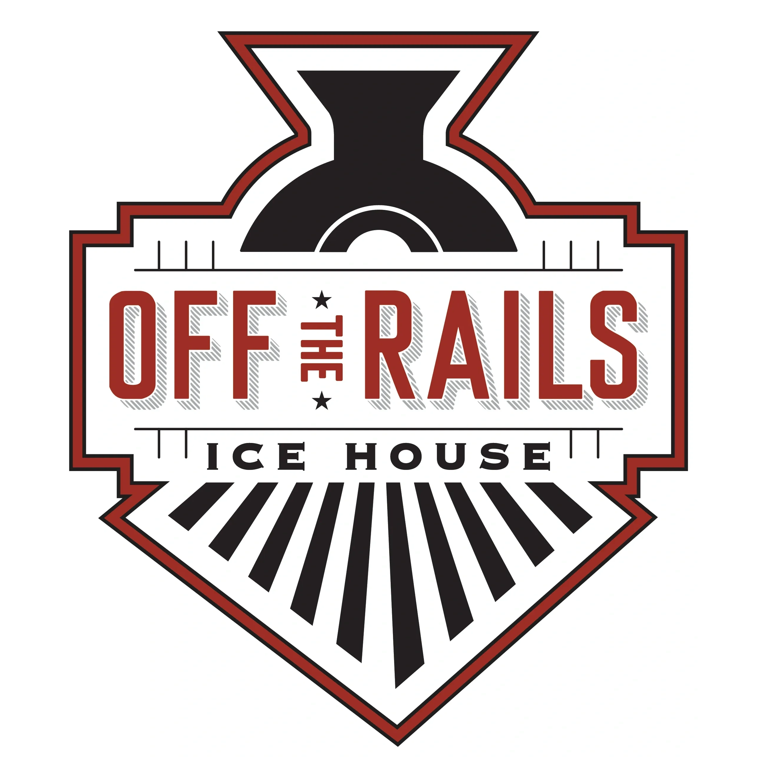 Off the Rails Ice House logo