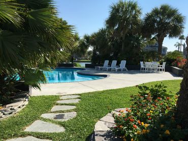 Fun in the sun audio with landscape speakers...