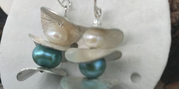 Sterling & Pearl Earrings