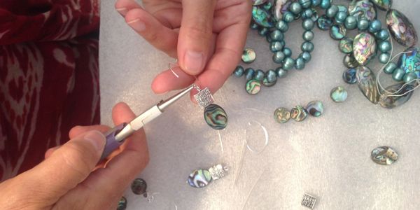 Pearls, Abalone, original design jewelry