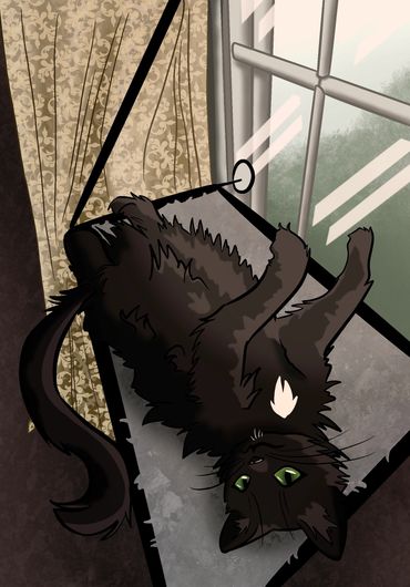 Illustration of Benny the cat