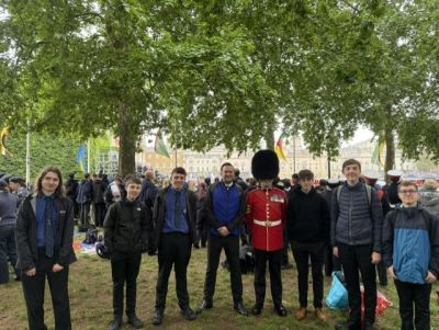 Boys Brigade at the Trooping of The Colour in June
