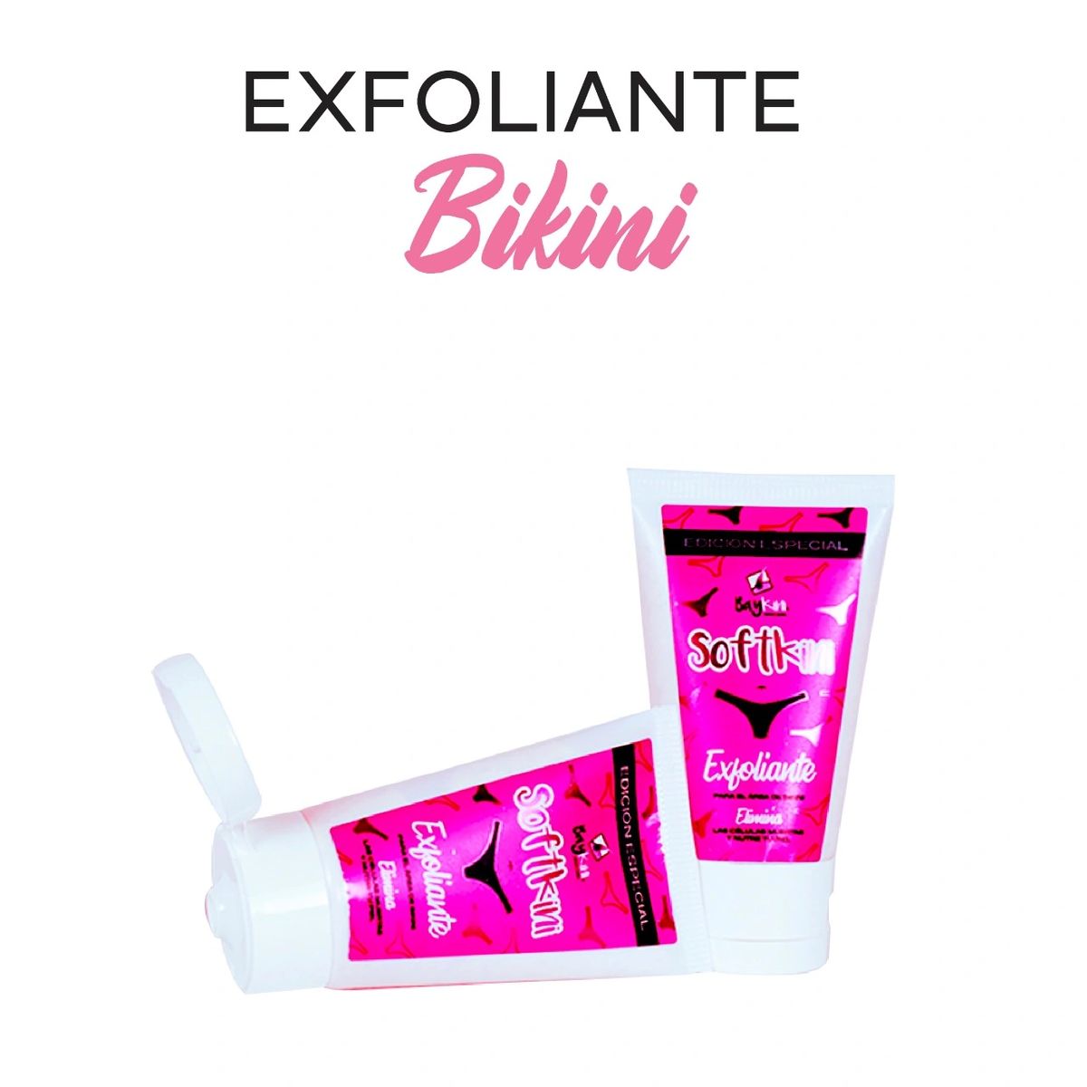 SOFTKINI exfoliante ideal para zona de bikini