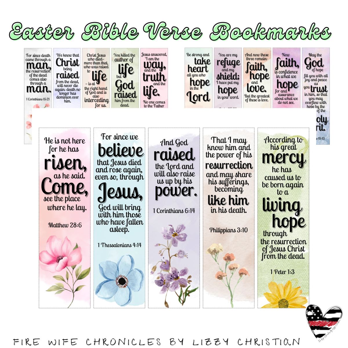 Easter Scripture Print Out Printable Easter Scripture Bookmarks