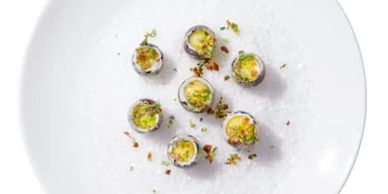 Post-workout quail egg and bacon shooters