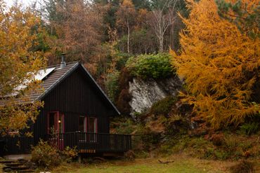 Borradill Cottage in autumn colours