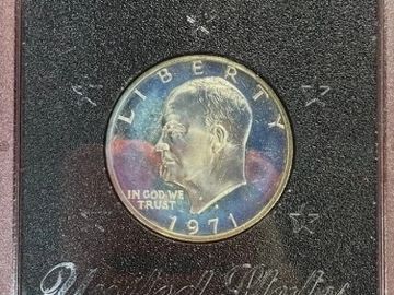 1971 Eisenhower Dollar 40% Silver