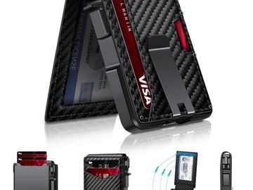 Wallet for Men, Mens Minimalist Wallet 