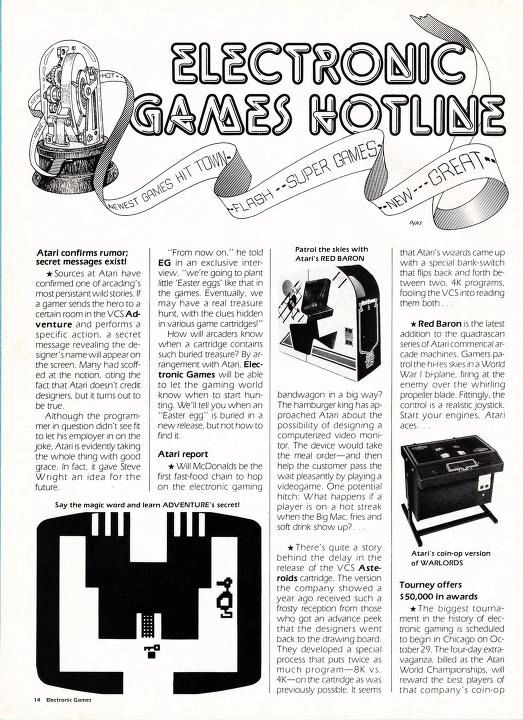 I'm still waiting for the McDonalds game to be realized