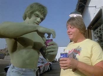 Lou Ferrigno & Jones in The Incredible Hulk