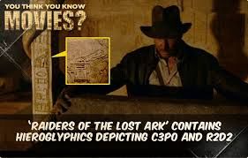 R2D2 in Raiders of the Lost Ark