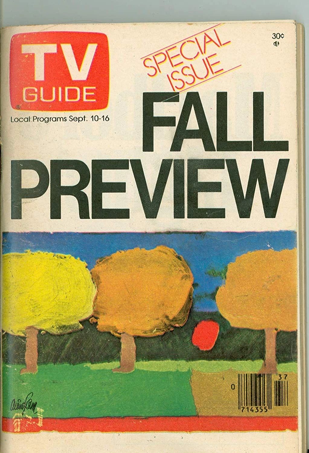 TV Guide Fall Preview cover 1977