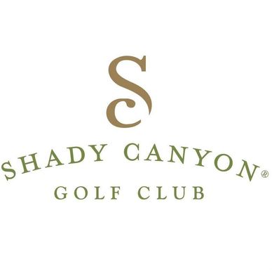 Logo of Shady Canyon Golf Club.